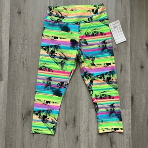 Balance Collection Colorful Striped Leggings